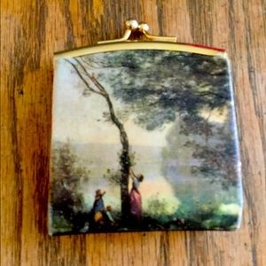 Vintage coin purse made in Italy. Mid century